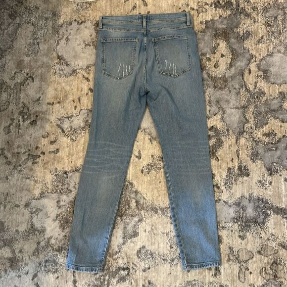 AGOLDE Distressed Light Wash Jean - Picture 4 of 5